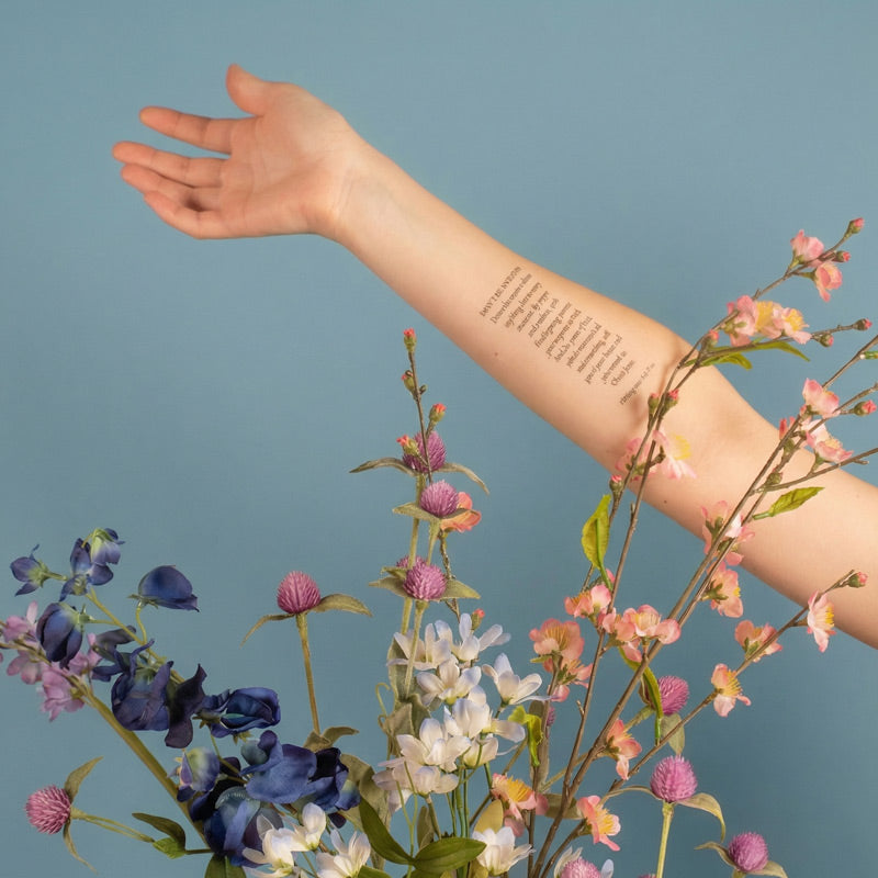 Scripture Reminders - Temporary Scripture Tattoos