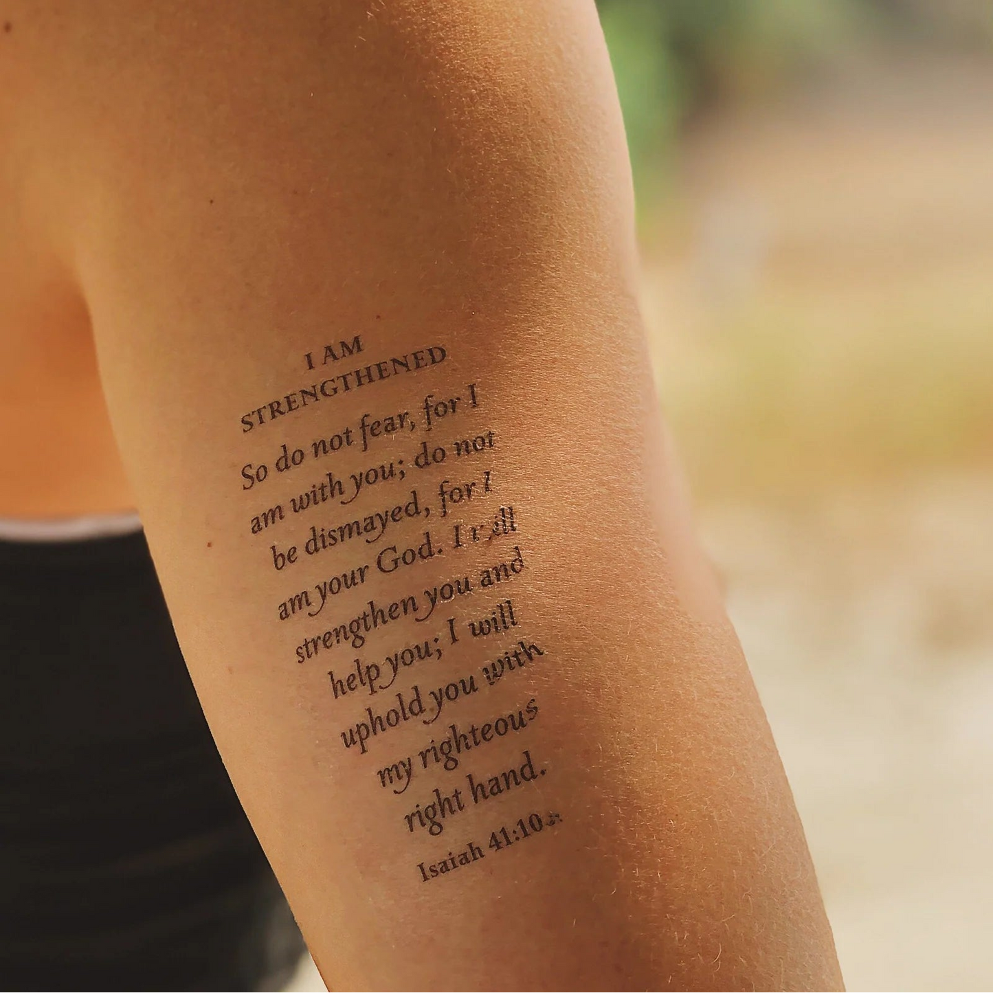 Scripture Reminders - Temporary Scripture Tattoos